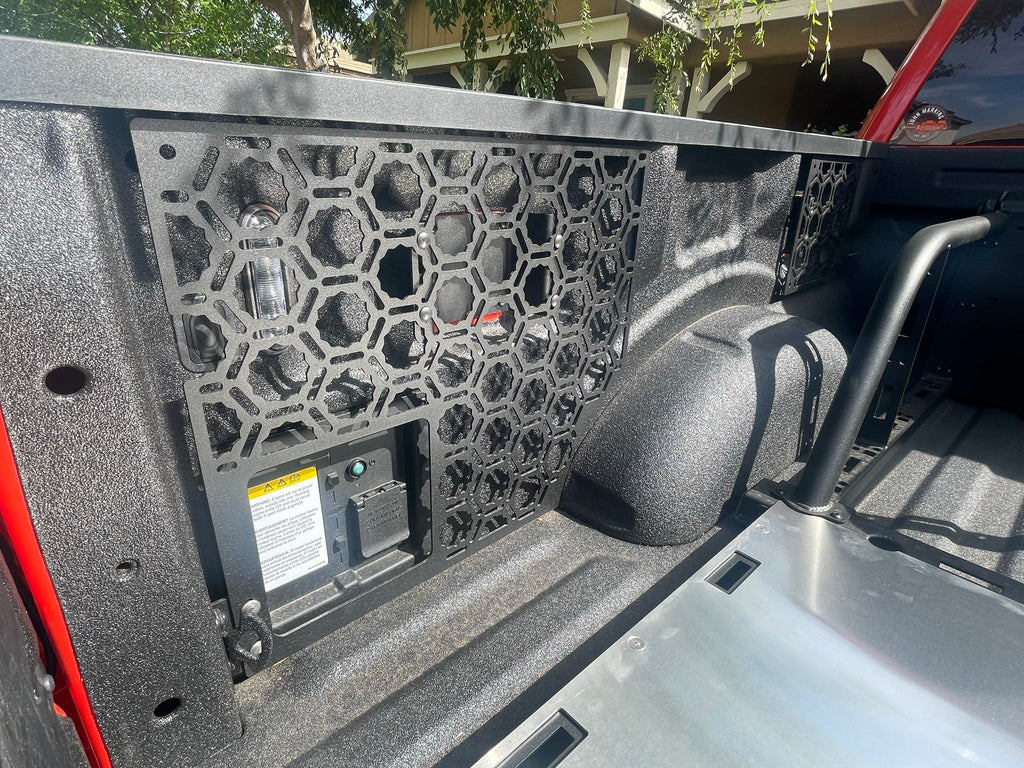 Bedside Organizer Panel kit - 2021 - 2023 Ford Raptor and F150 - PCI Race Radios