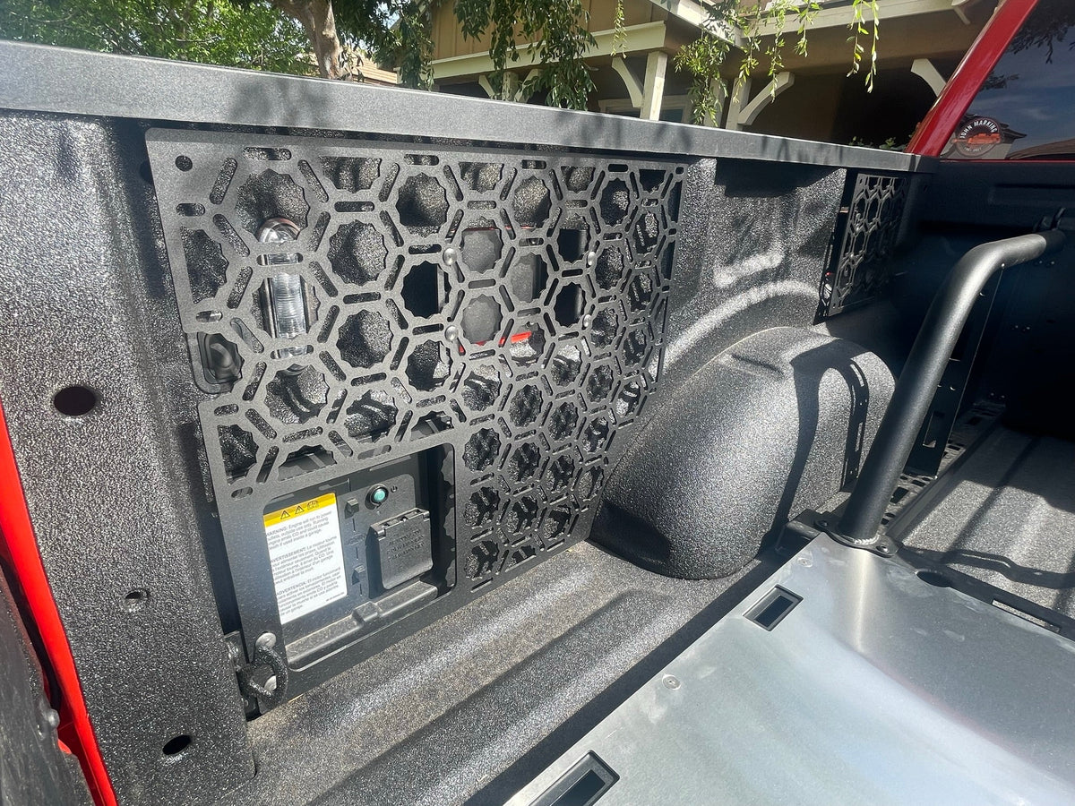 Bedside Organizer Panel kit - 2021 - 2023 Ford Raptor and F150 - PCI Race Radios