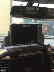 2021 - 2024 F150 & Gen 3 Raptor Center Dash Fold Down GPS mount - HDS7 Live - PCI Race Radios
