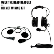 Elite over the head headset and helmet wiring kit