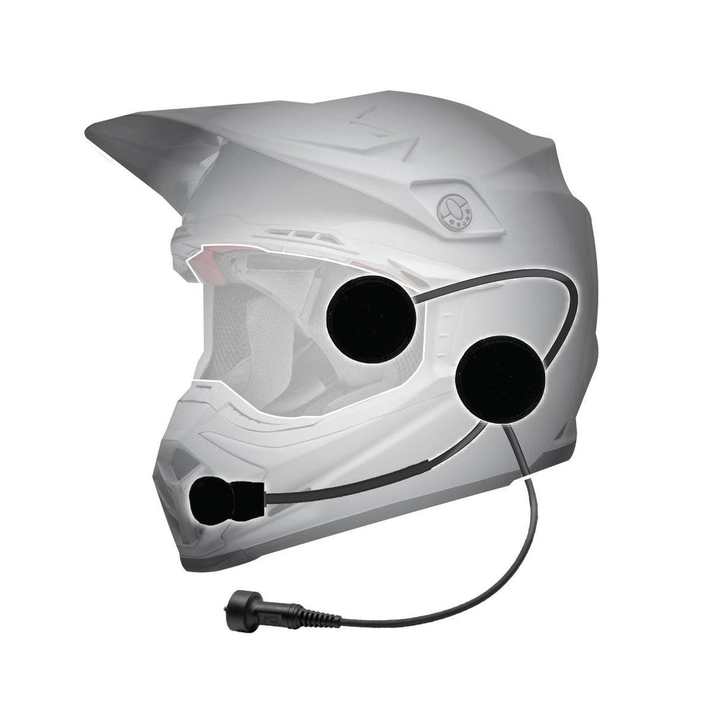 Motorcycle Helmet Wiring Kit with M2 Speakers - PCI Race Radios