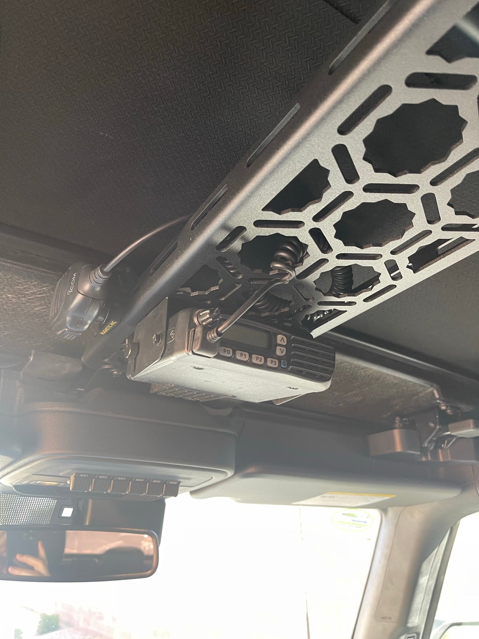 6th Gen Bronco Roof Panel Mount kit by Adapt-a-panel (full section) - PCI Race Radios