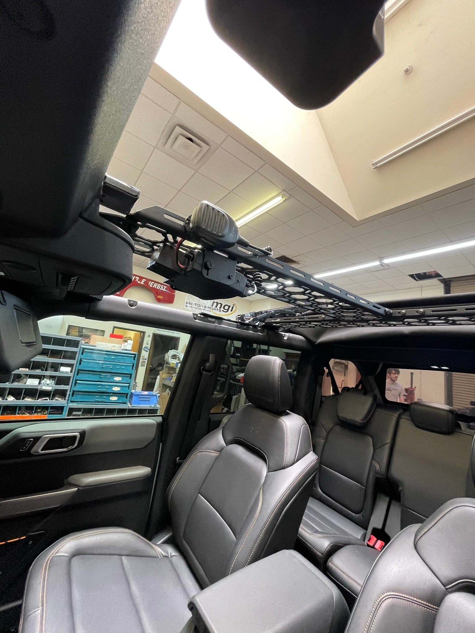 6th Gen Bronco Roof Panel Mount kit by Adapt-a-panel (full section) - PCI Race Radios
