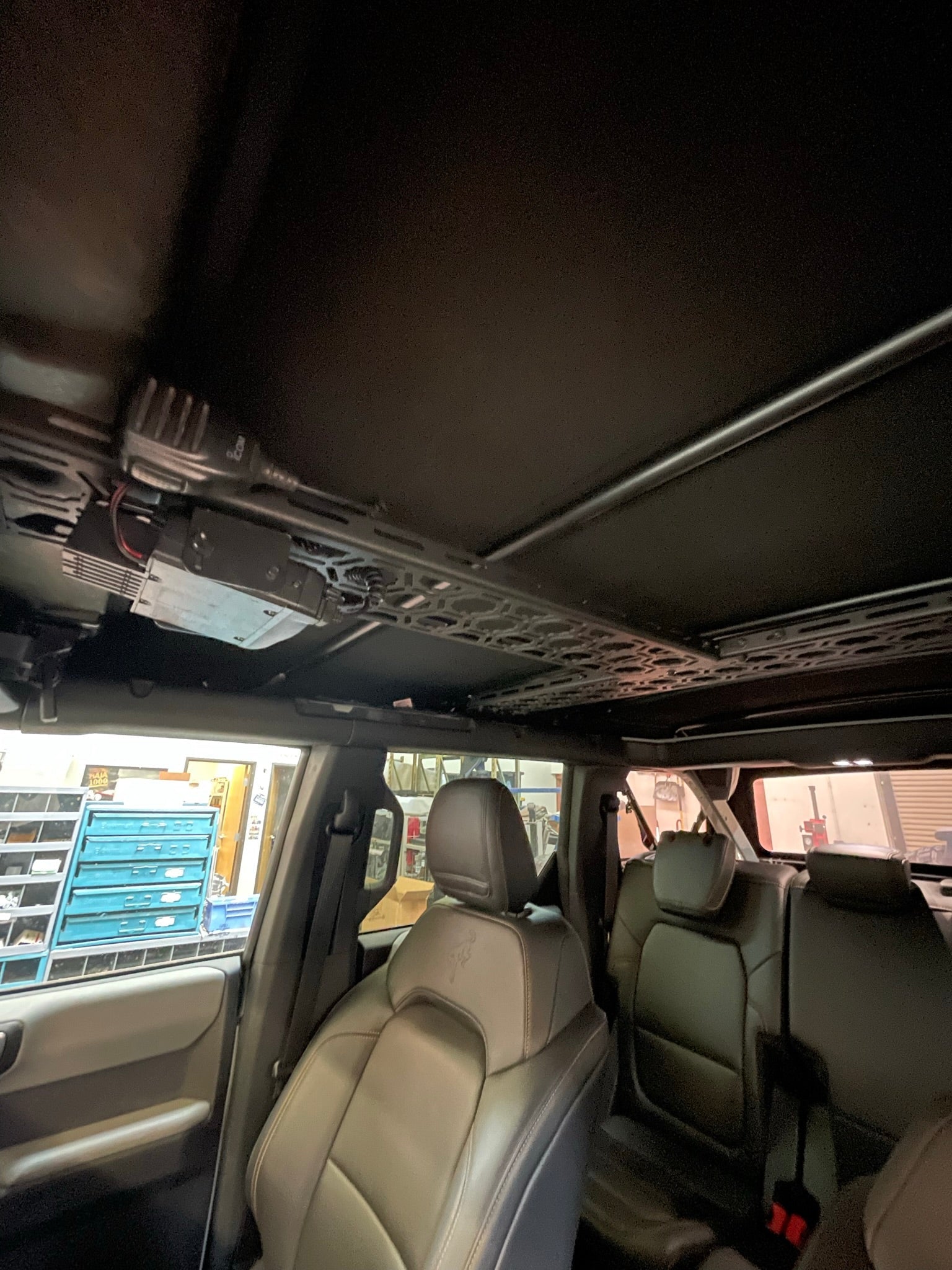 6th Gen Bronco Roof Panel Mount kit by Adapt-a-panel (full section) - PCI Race Radios