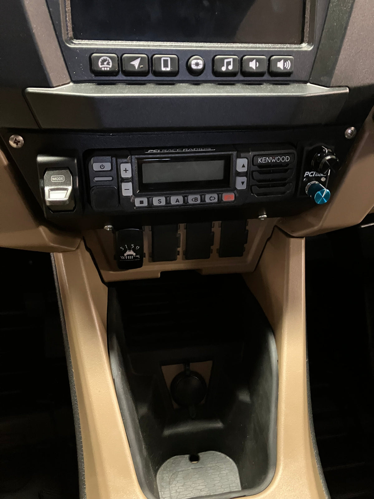SFM Polaris Pro/25 Single Deck Mount - PCI Race Radios