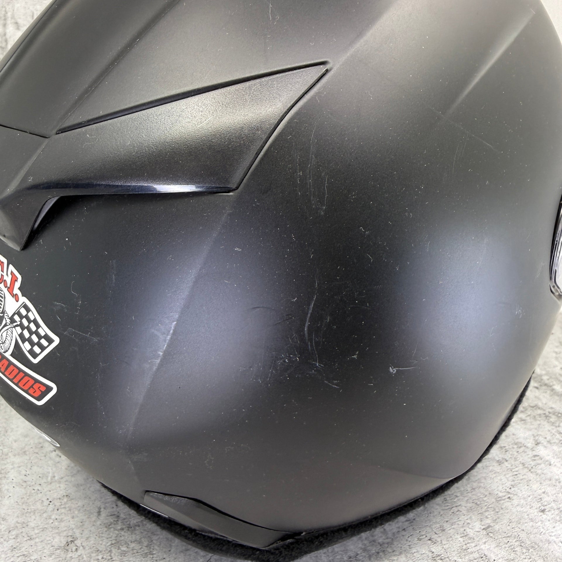 Clearance HJC i10 DOT Helmet - Black - High Usage - PCI Race Radios