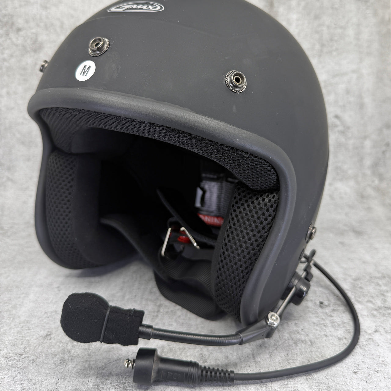 Clearance GMax OF-2 Open Face DOT Helmet - PCI Race Radios