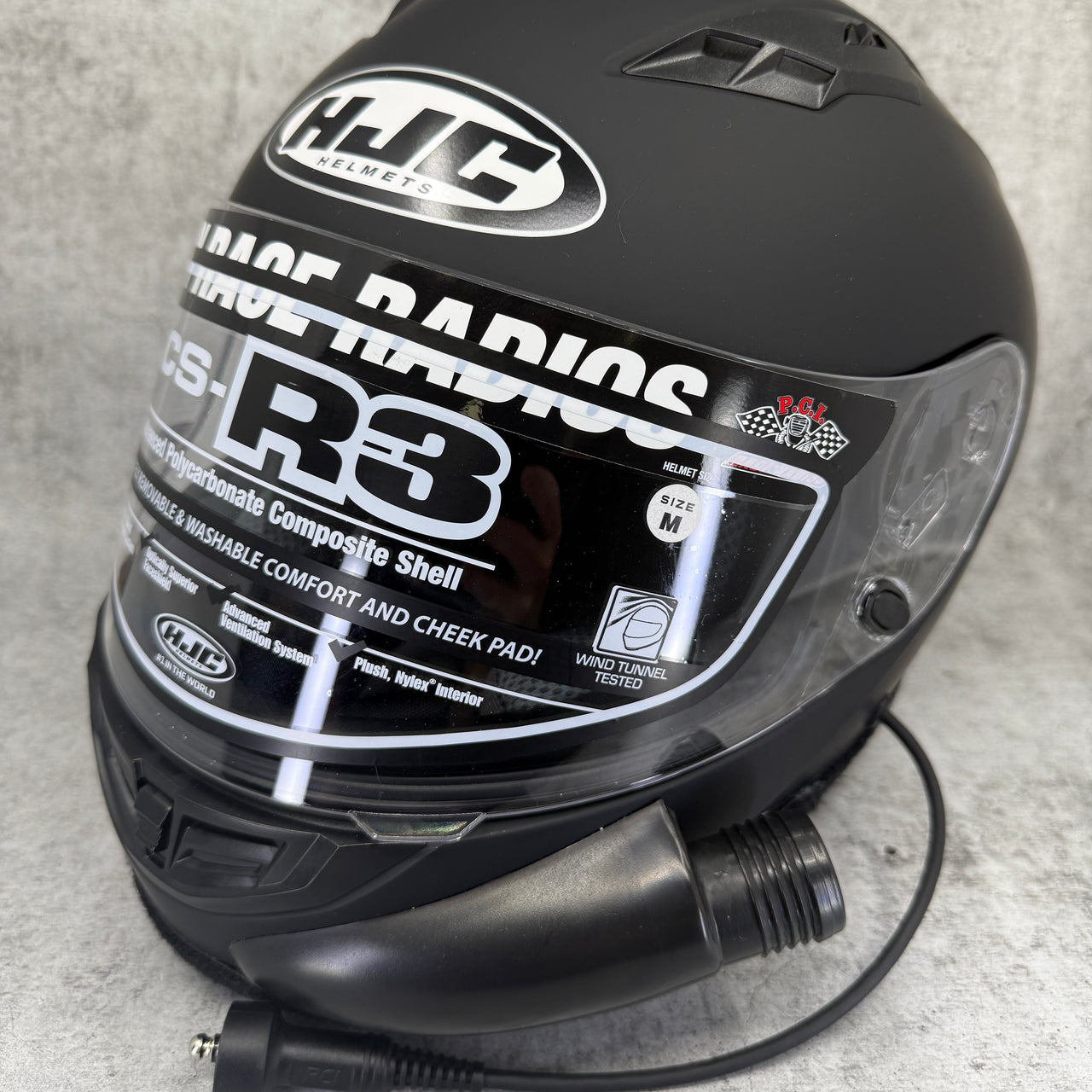 Clearance CS-R3 Dot Helmet - PCI Race Radios