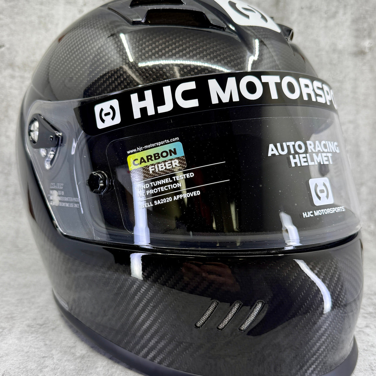 Clearance HJC H10 Carbon SA2020 Helmet RAW - PCI Race Radios