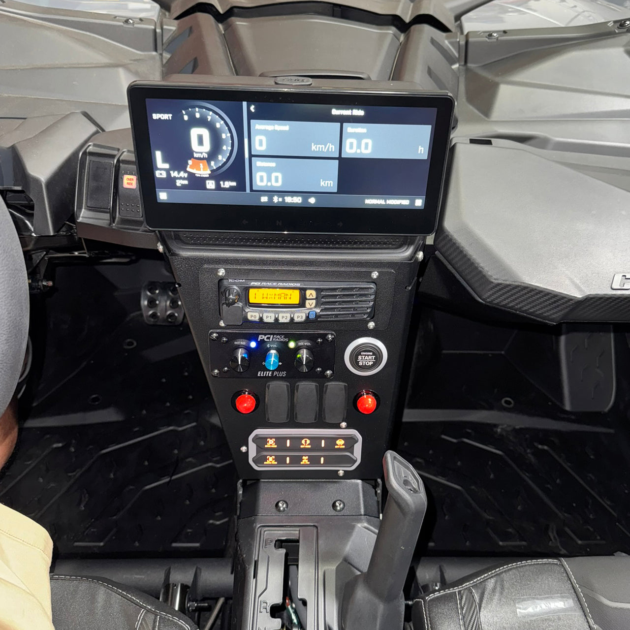 2026+ CanAm X3 Pillar Radio and Intercom Bracket