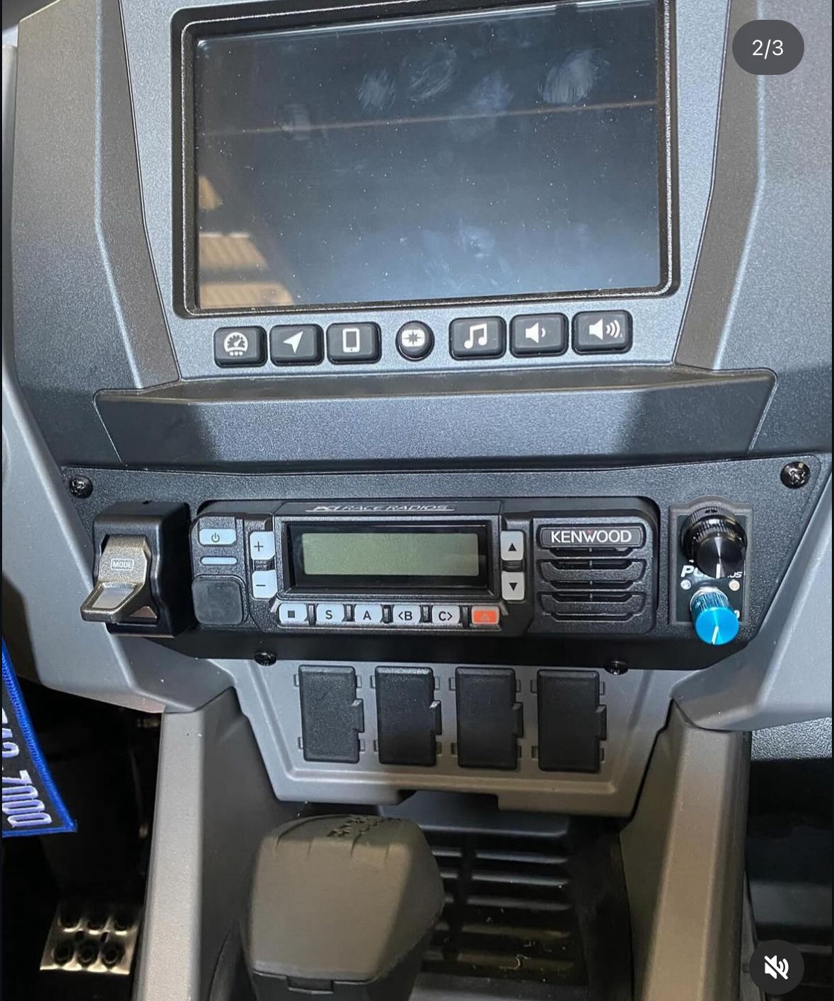 SFM Polaris Pro/25 Single Deck Mount - PCI Race Radios