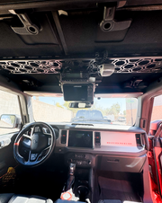 Fold Down Lowrance HDS7-LIVE GPS Mount - Bronco and Bronco Raptor Roof Mount - PCI Race Radios