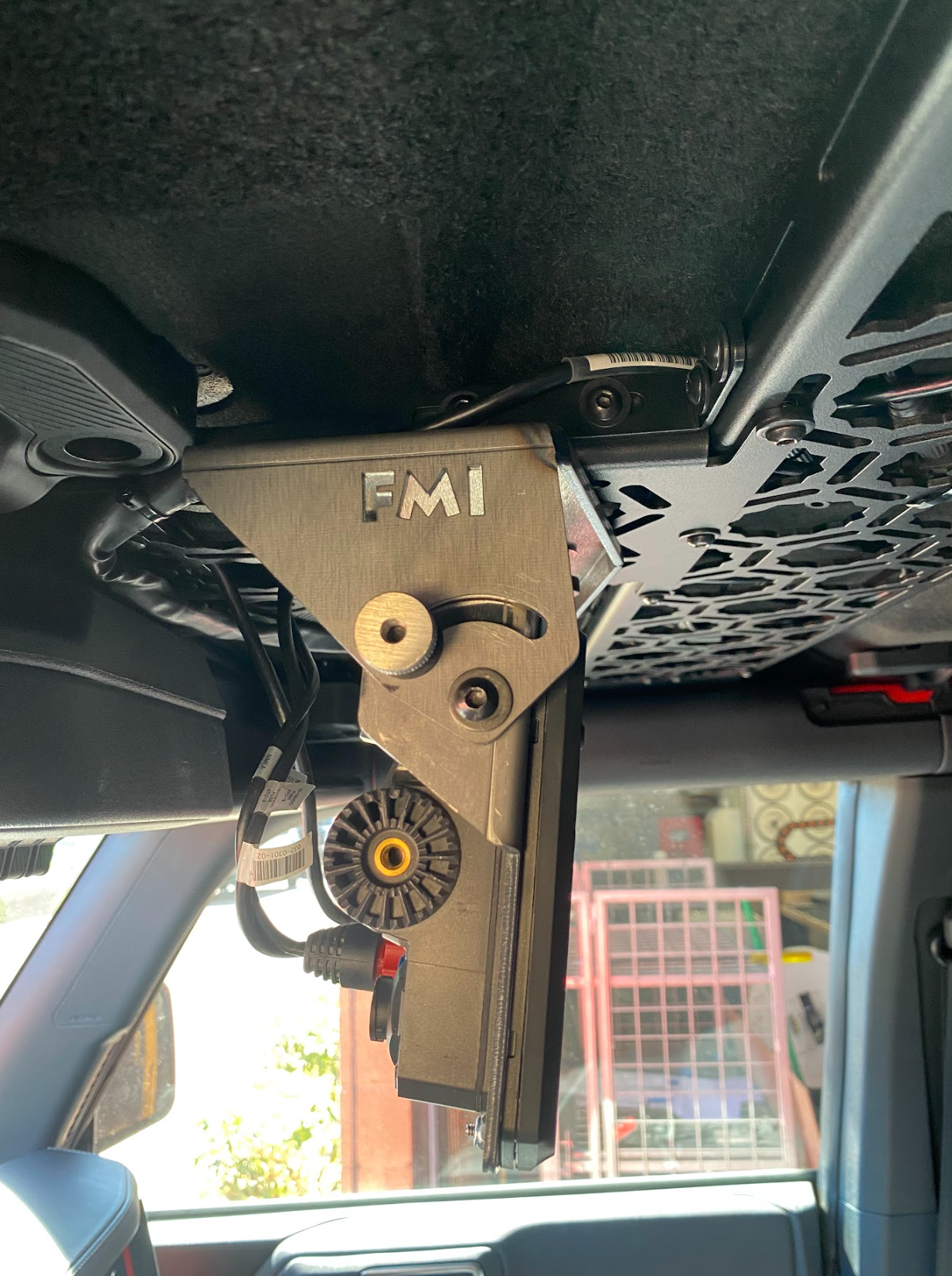 Fold Down Lowrance HDS7-LIVE GPS Mount - Bronco and Bronco Raptor Roof Mount - PCI Race Radios