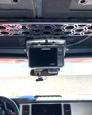 Fold Down Lowrance HDS7-LIVE GPS Mount - Bronco and Bronco Raptor Roof Mount - PCI Race Radios