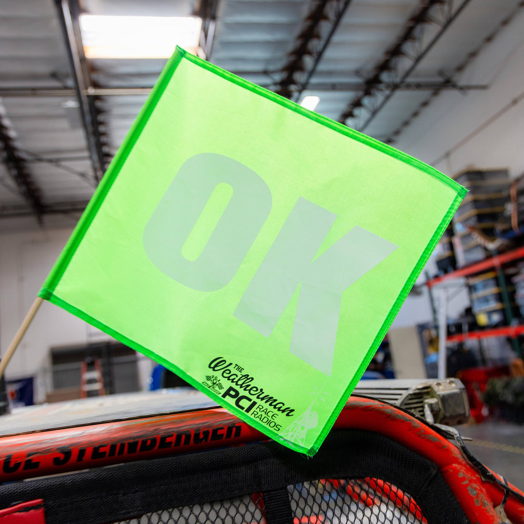 OK Flag for Race Vehicles - PCI Race Radios