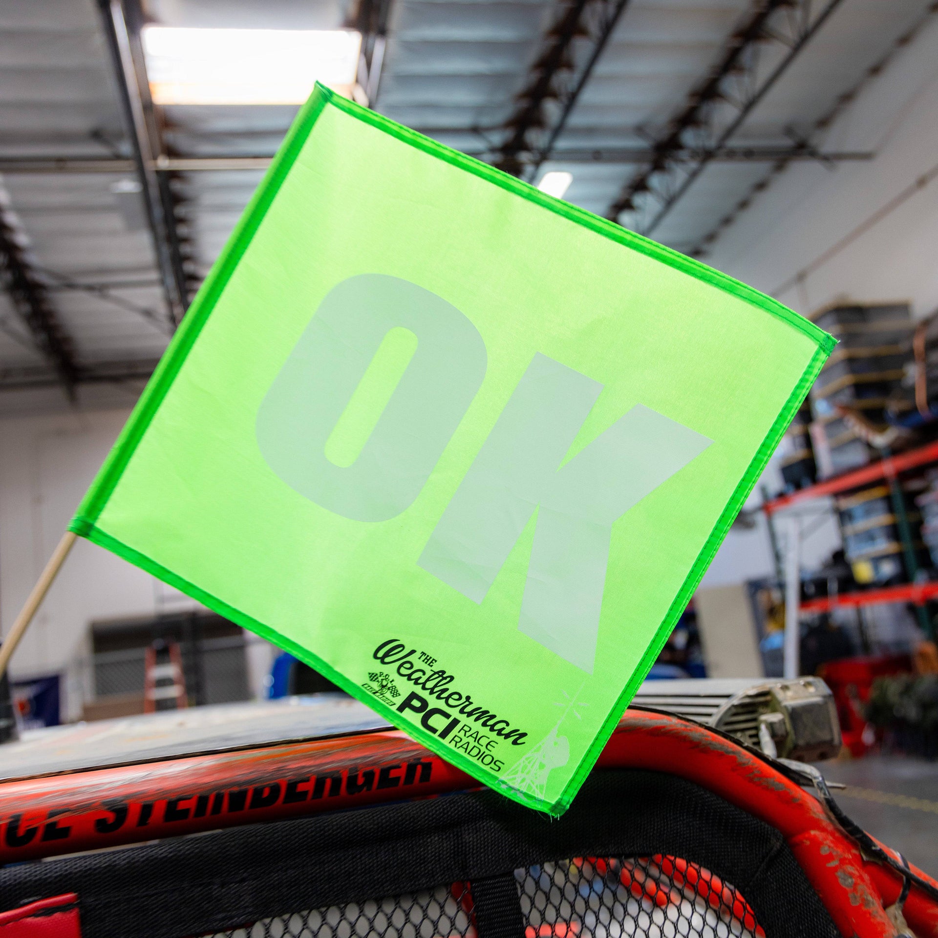OK Flag for Race Vehicles - PCI Race Radios