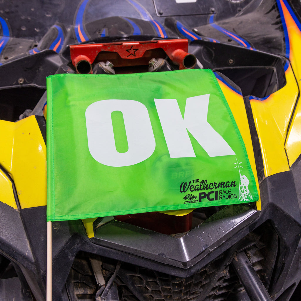 OK Flag for Race Vehicles - PCI Race Radios
