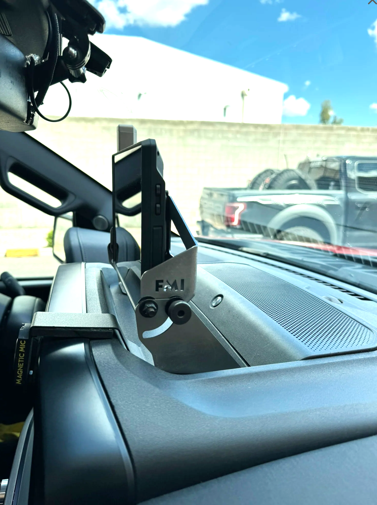 Gen 3 Raptor & 2021+ F150 - Center Dash Fold Down GPS mount - Garmin TREAD XL - PCI Race Radios