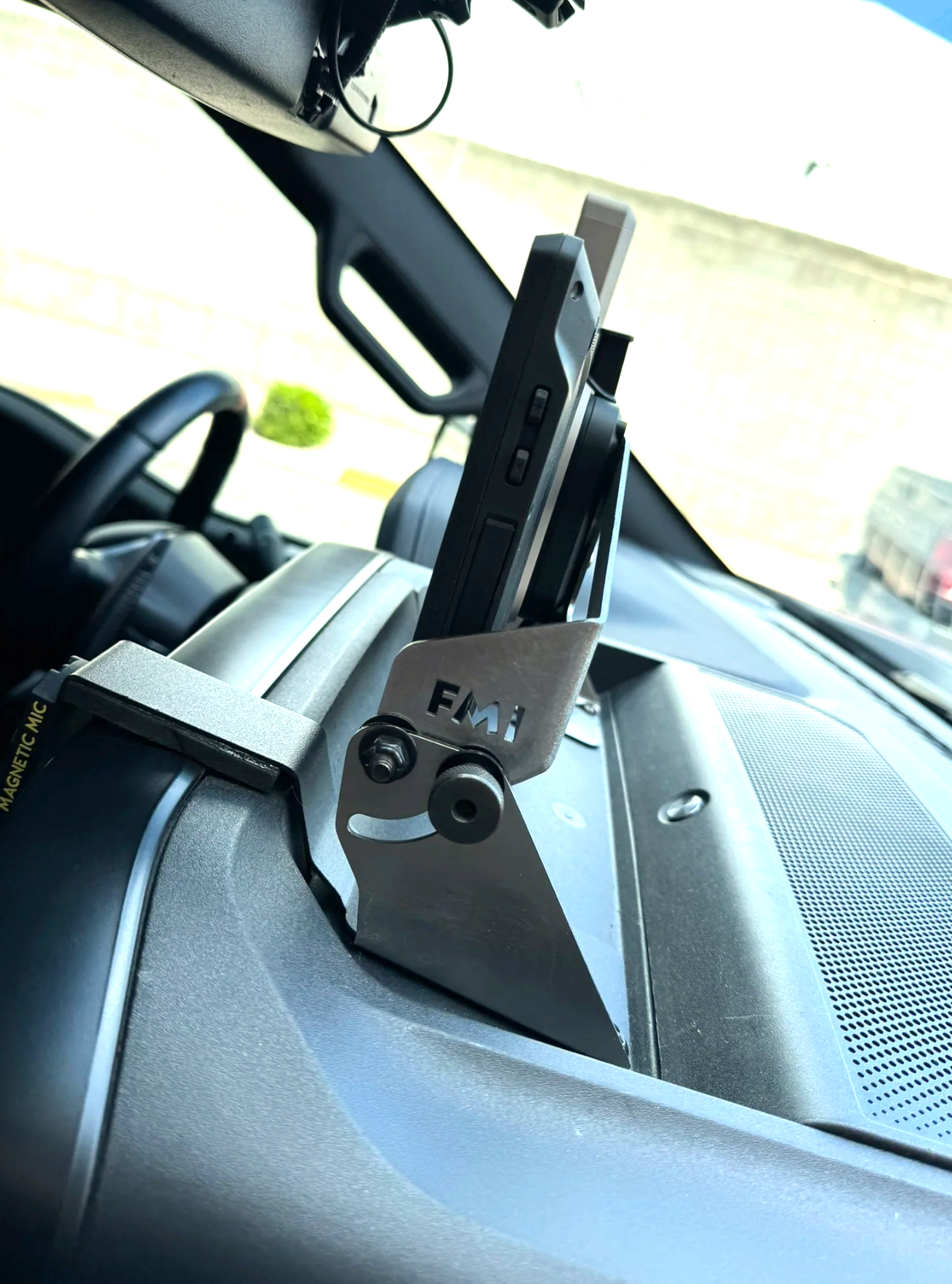 Gen 3 Raptor & 2021+ F150 - Center Dash Fold Down GPS mount - Garmin TREAD XL - PCI Race Radios