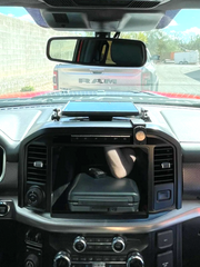 Gen 3 Raptor & 2021+ F150 - Center Dash Fold Down GPS mount - Garmin TREAD XL - PCI Race Radios