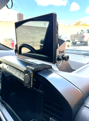 Gen 3 Raptor & 2021+ F150 - Center Dash Fold Down GPS mount - Garmin TREAD XL - PCI Race Radios