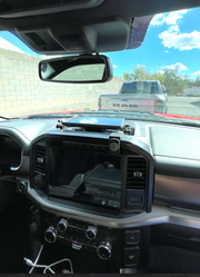 Gen 3 Raptor & 2021+ F150 - Center Dash Fold Down GPS mount - Garmin TREAD XL - PCI Race Radios