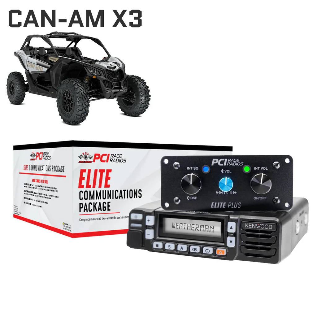 Can Am X3 UTV Elite Communications Package - PCI Race Radios