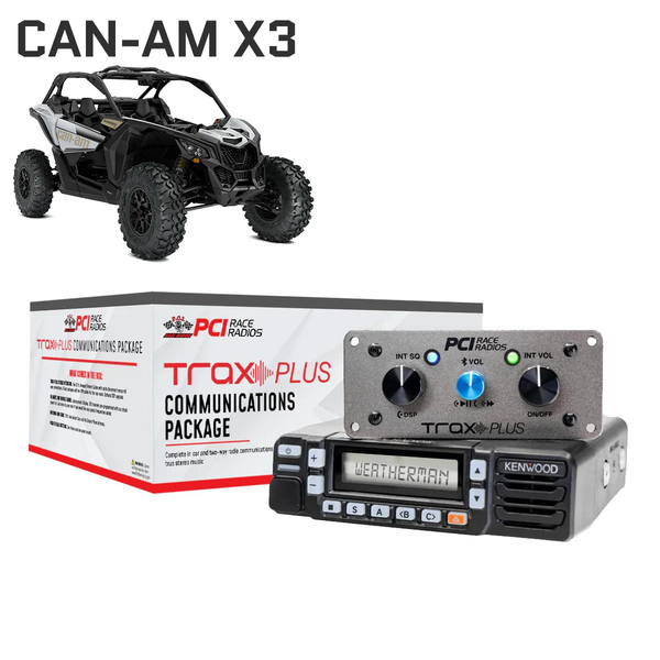 Can Am X3 UTV Trax Communications Package - PCI Race Radios