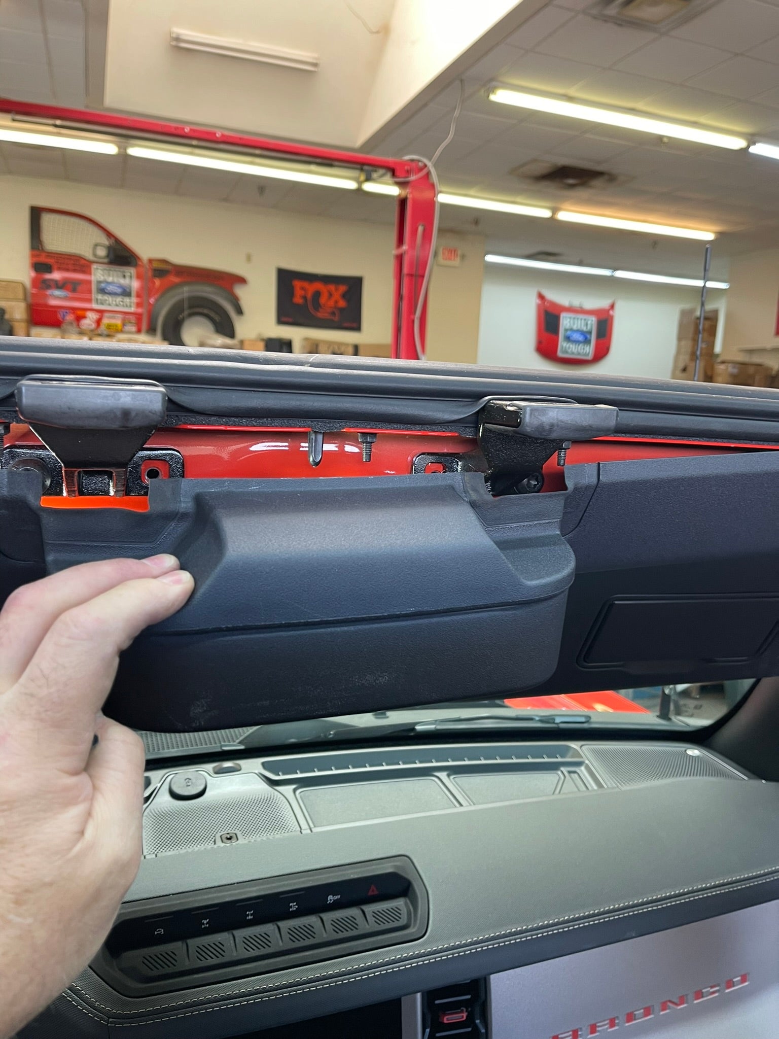 Bronco 2021 + Inside Front Roof Mount (Short Panel Add On) by Adapt-A-Panel - PCI Race Radios