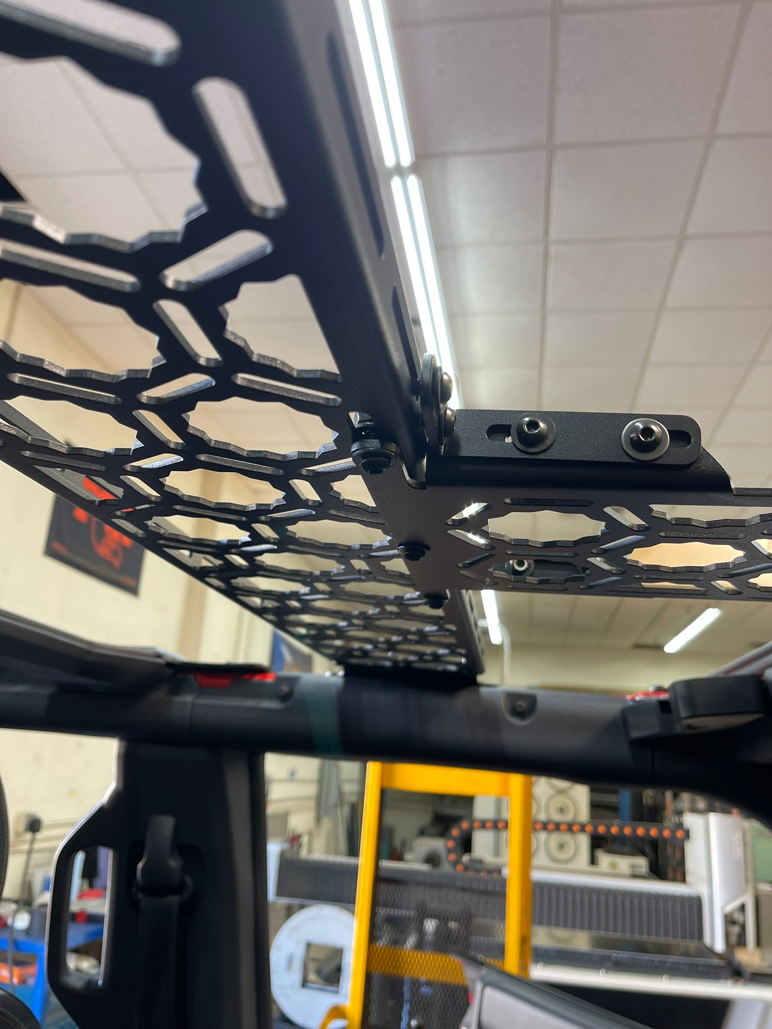 Bronco 2021 + Inside Front Roof Mount (Short Panel Add On) by Adapt-A-Panel - PCI Race Radios
