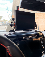 (2024+) Gen 3.5 Raptor - and 2024-up F150 - Center Dash Fold Down GPS mount - Garmin TREAD XL - PCI Race Radios