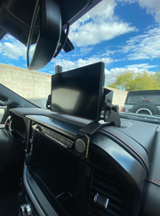 (2024+) Gen 3.5 Raptor - and 2024-up F150 - Center Dash Fold Down GPS mount - Garmin TREAD XL - PCI Race Radios