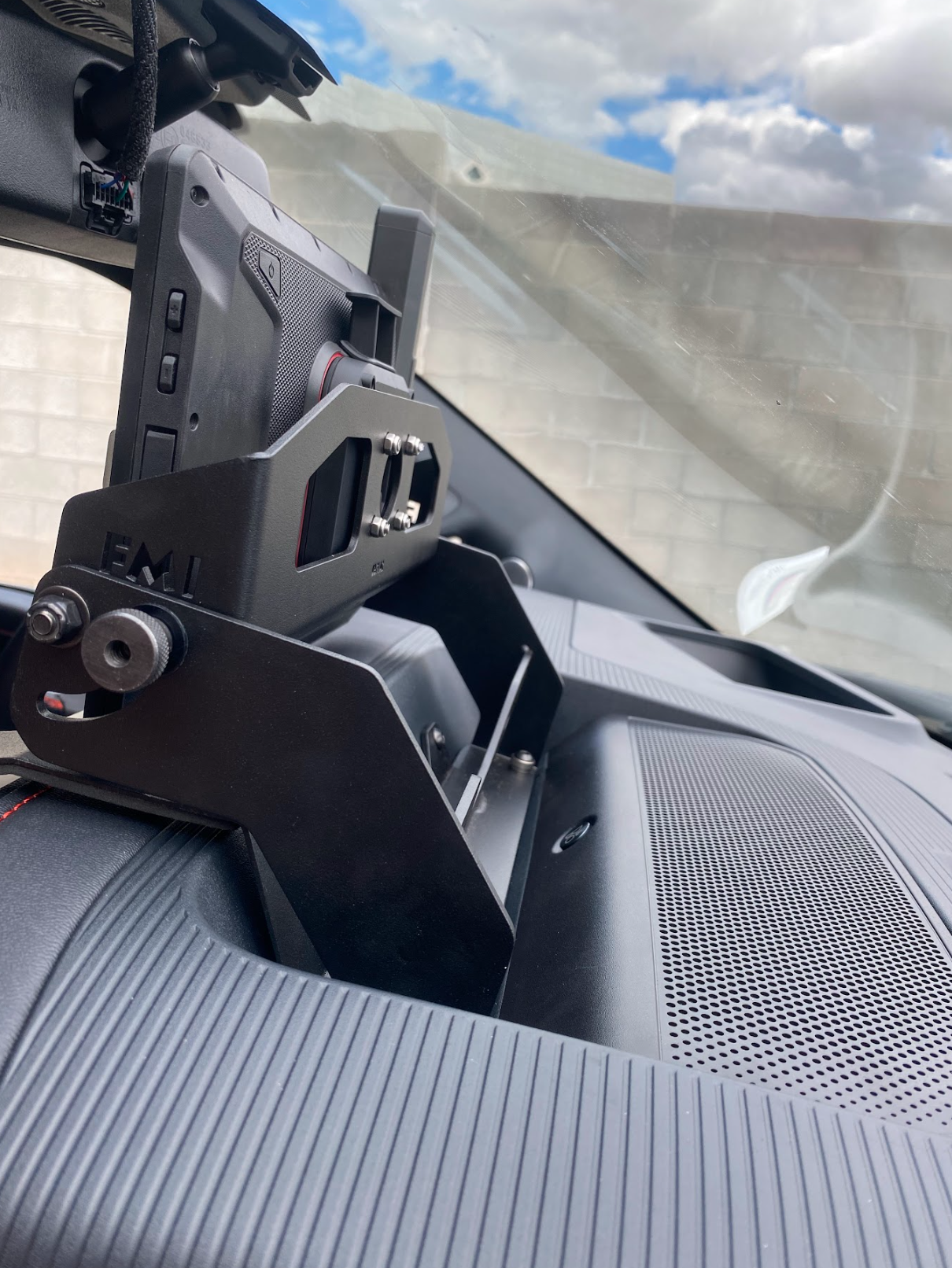 (2024+) Gen 3.5 Raptor - and 2024-up F150 - Center Dash Fold Down GPS mount - Garmin TREAD XL - PCI Race Radios