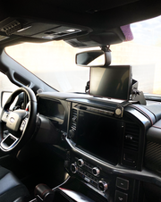 (2024+) Gen 3.5 Raptor - and 2024-up F150 - Center Dash Fold Down GPS mount - Garmin TREAD XL - PCI Race Radios