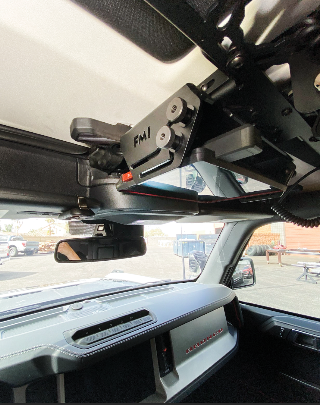 Fold Down Garmin TREAD-XL GPS Mount - (for Bronco & Bronco Raptor Roof Panel) - PCI Race Radios