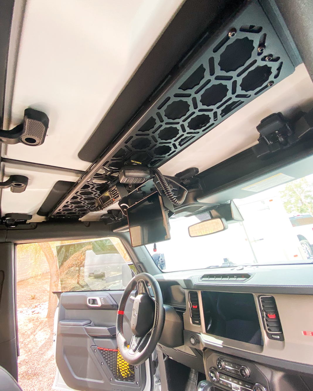 Fold Down Garmin TREAD-XL GPS Mount - (for Bronco & Bronco Raptor Roof Panel) - PCI Race Radios