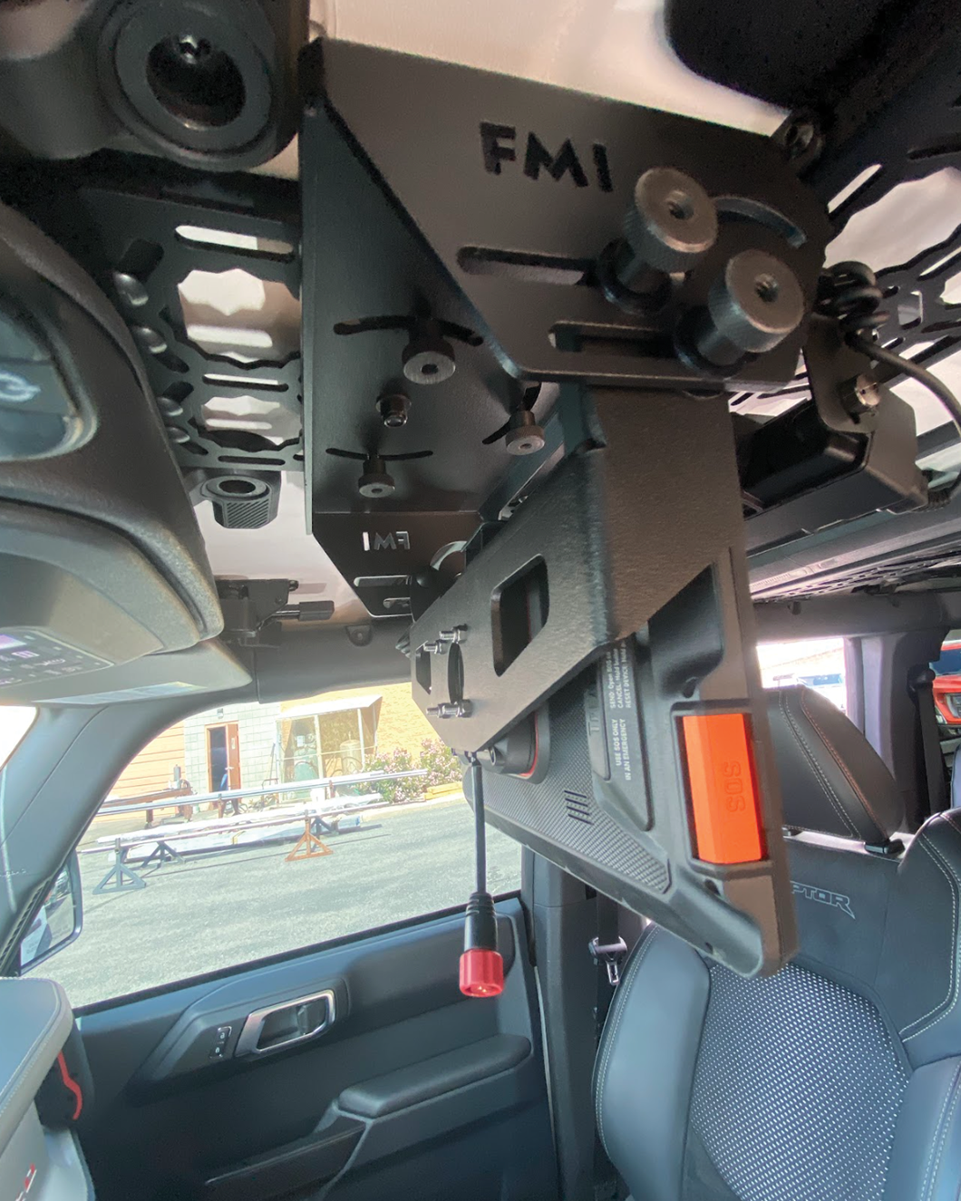 Fold Down Garmin TREAD-XL GPS Mount - (for Bronco & Bronco Raptor Roof Panel) - PCI Race Radios