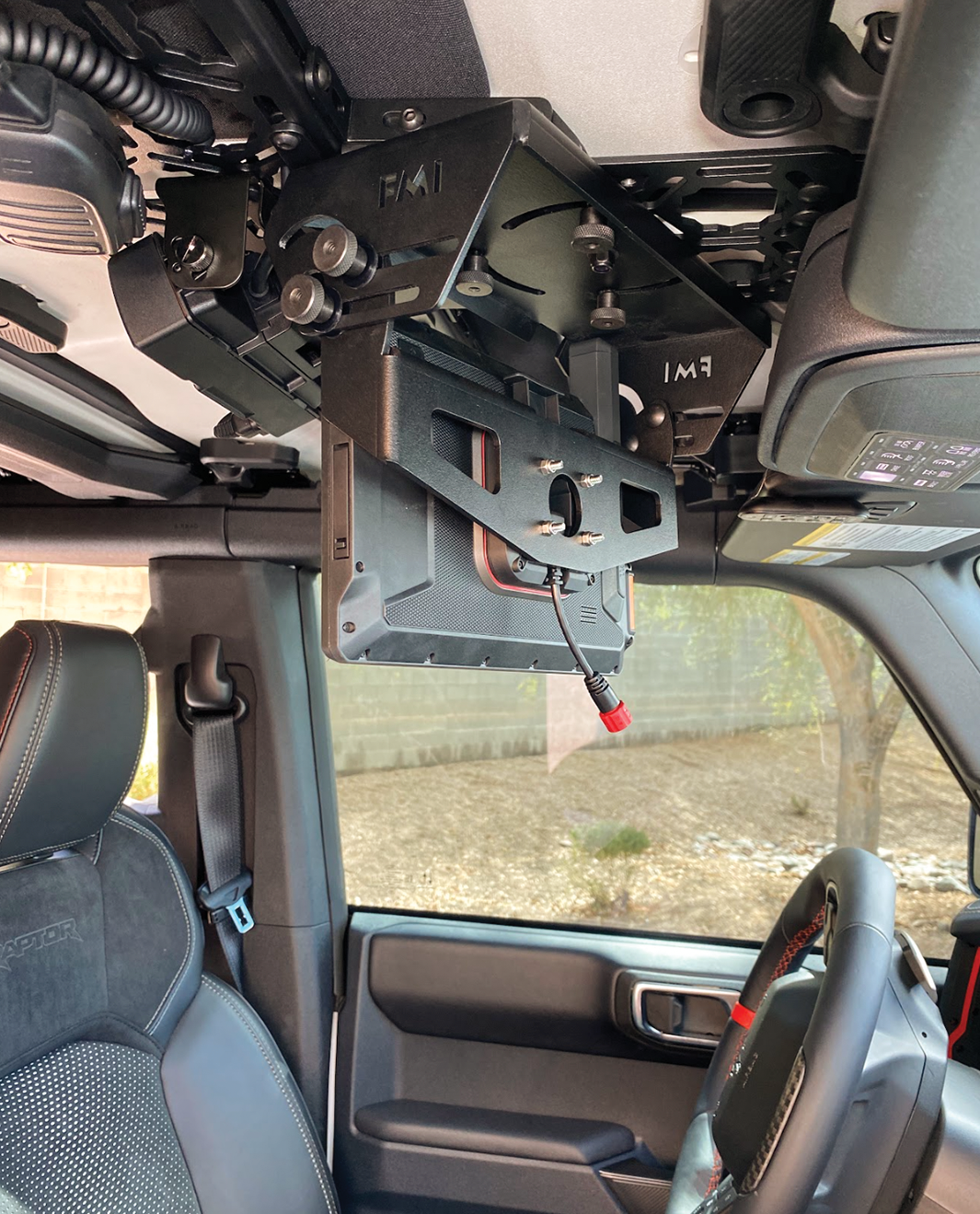 Fold Down Garmin TREAD-XL GPS Mount - (for Bronco & Bronco Raptor Roof Panel) - PCI Race Radios