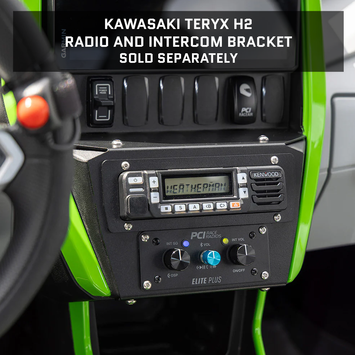 Kawasaki Teryx H2 Elite UTV Communications Package - PCI Race Radios