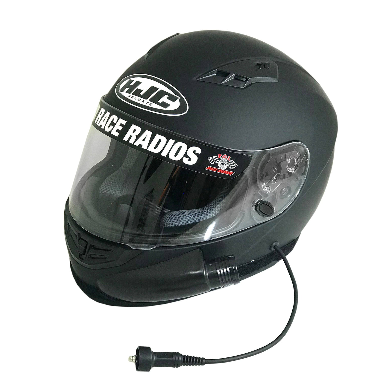 PCI HJC CS-R3 DOT Helmet - Black X-Small - PCI Race Radios