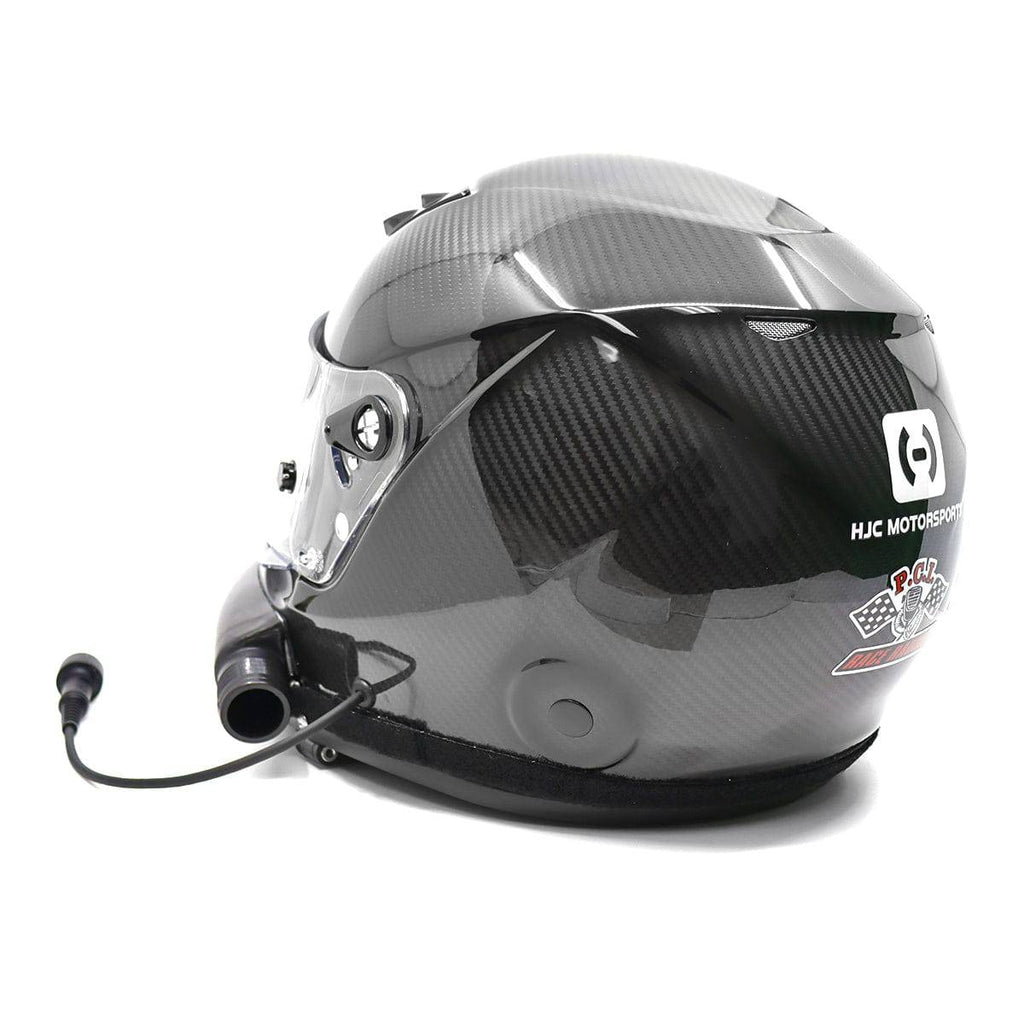 PCI Elite Wired HJC H10 Carbon SA2020 Helmet with RaceAir - PCI Race Radios