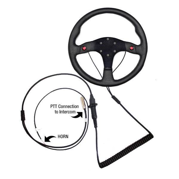 Quick Disconnect Steering Wheel Two Wires for PTT - PCI Race Radios