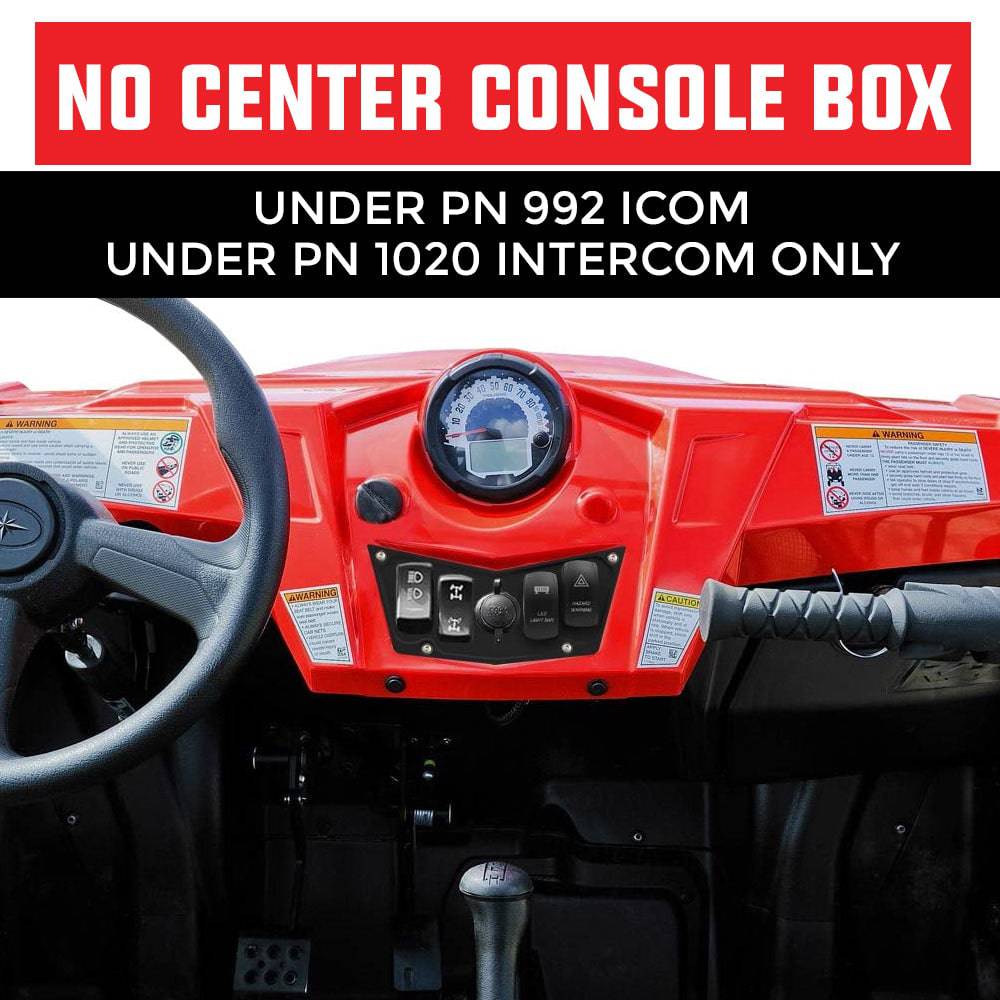 Polaris RZR Under No Box Intercom Bracket - PCI Race Radios