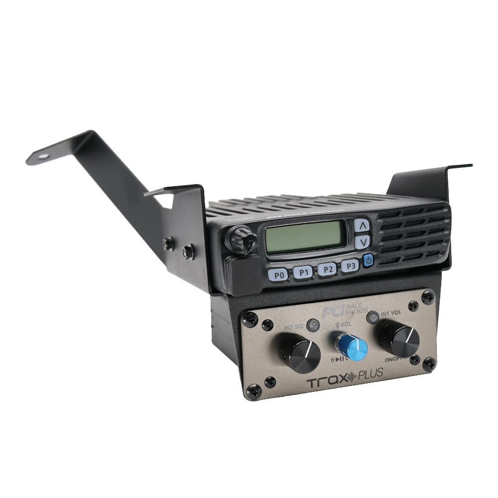 RZR Under Pull Open Box Icom Radio and Intercom Bracket - PCI Race Radios