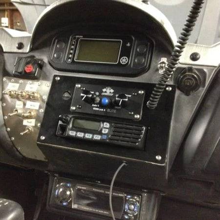 Universal Panel Mount Radio and Intercom Bracket - PCI Race Radios