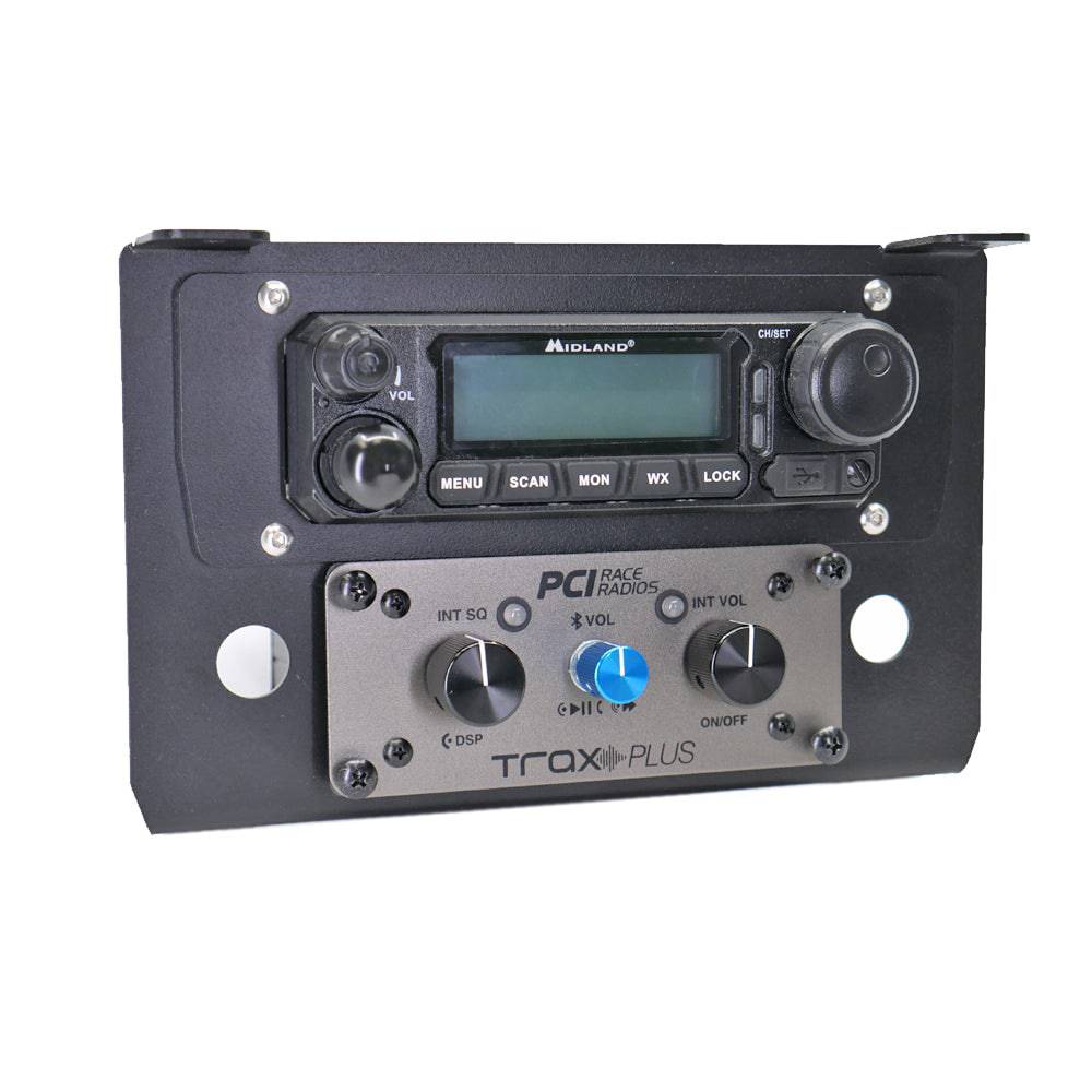 RZR Twist Lock Open Box Replacement Radio and Intercom Bracket - PCI Race Radios