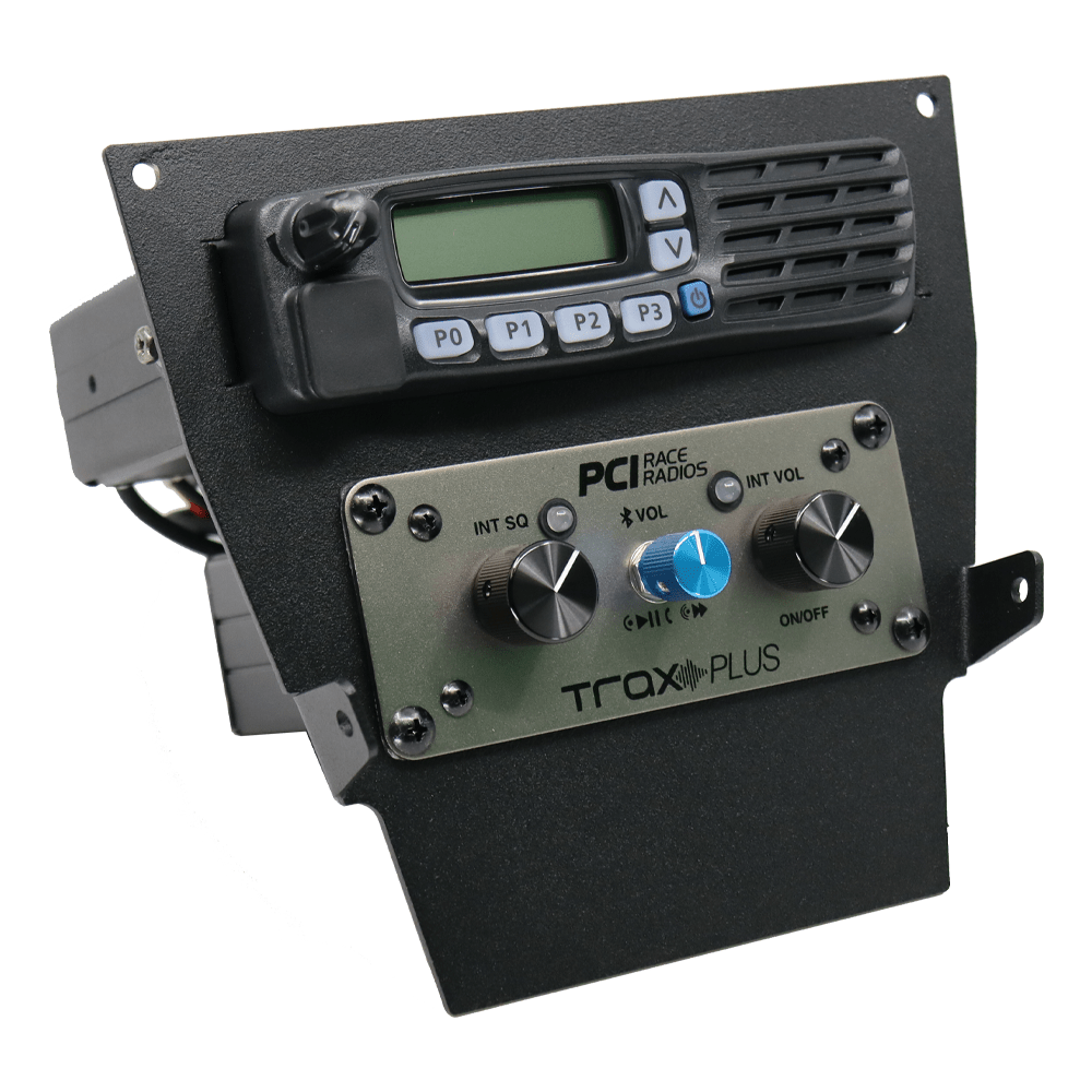 RZR Pro 2022-2024 Series Vertical Radio and Intercom Bracket - PCI Race Radios