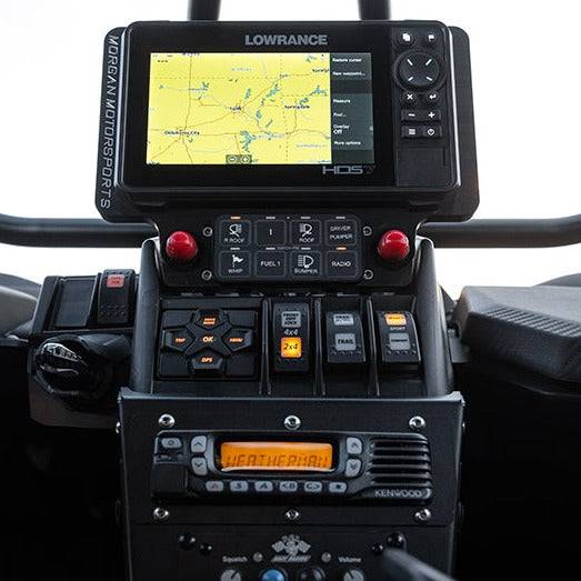 CanAm X3 Elite FS and HDS Live 7" GPS Billet Bracket - PCI Race Radios