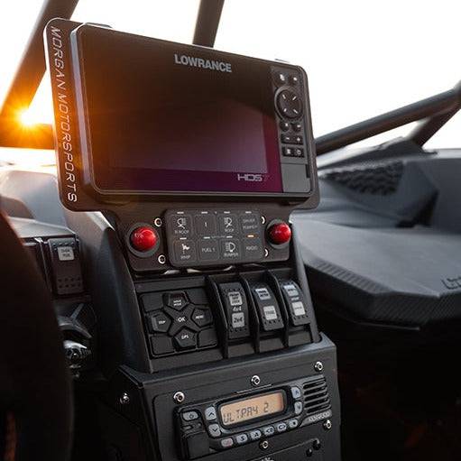 CanAm X3 Elite FS and HDS Live 7" GPS Billet Bracket - PCI Race Radios