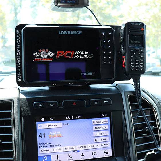 Ford Elite FS and HDS Live GPS Billet Fold Down Bracket - PCI Race Radios